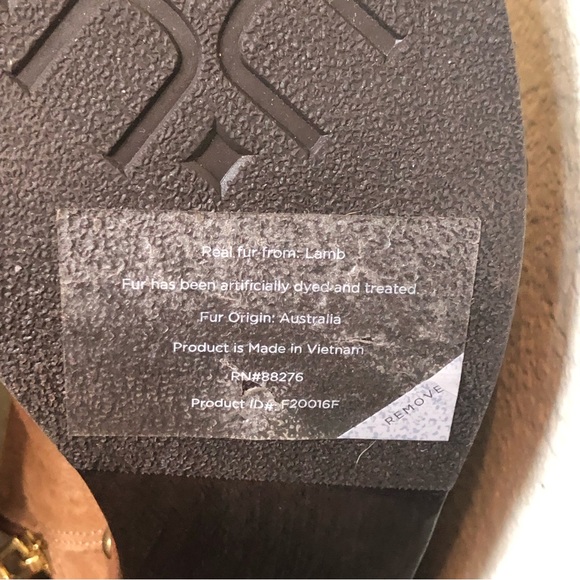 UGG Cam II Suede / Sheepskin Clog Heel Ankle Booties Boots Chestnut US 9… - Picture 12 of 13